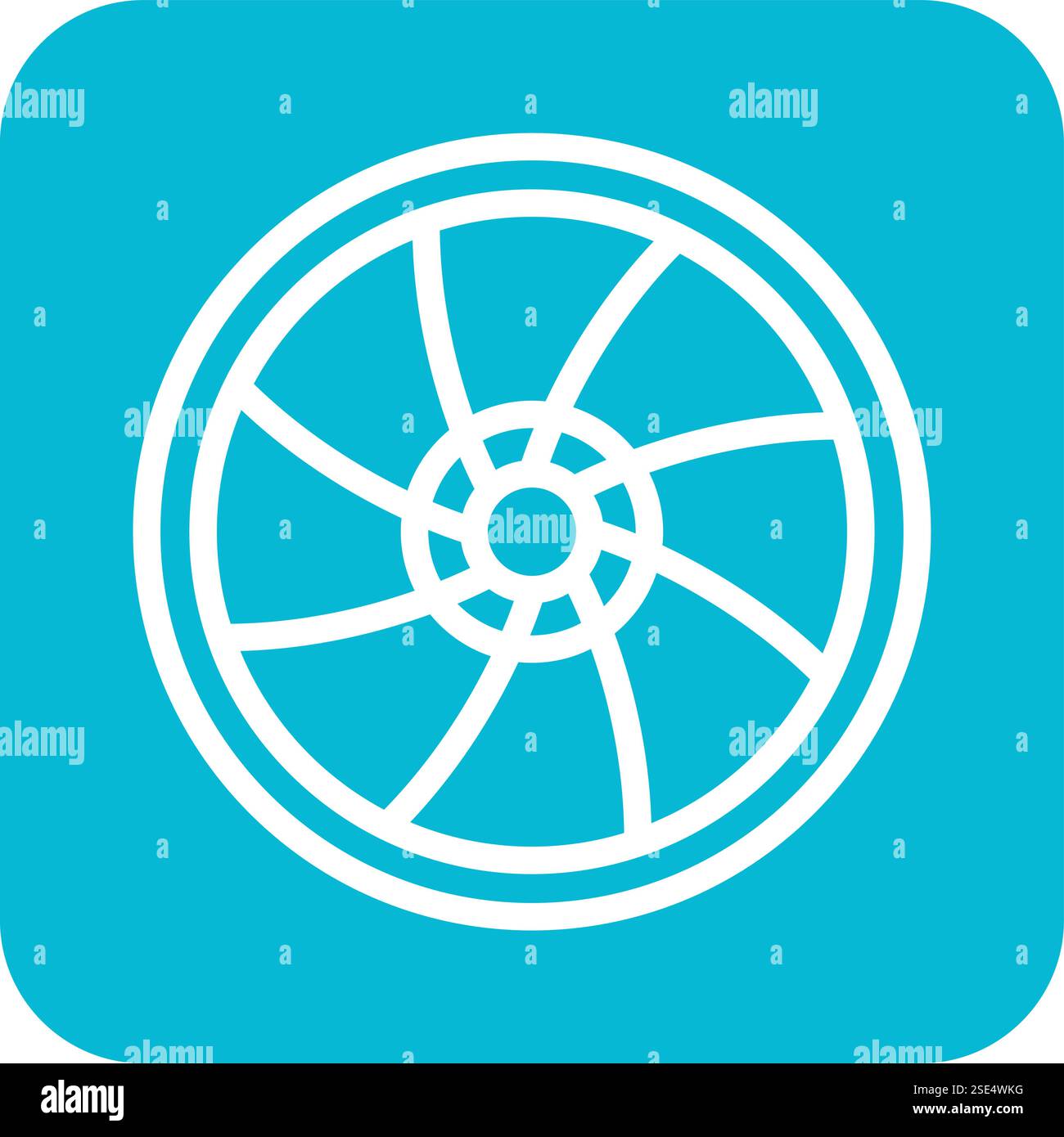 Lens Vector Icon Design Illustration Stock Vector