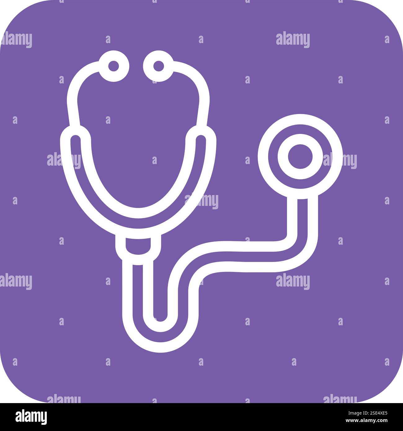 Stethoscope Vector Icon Design Illustration Stock Vector