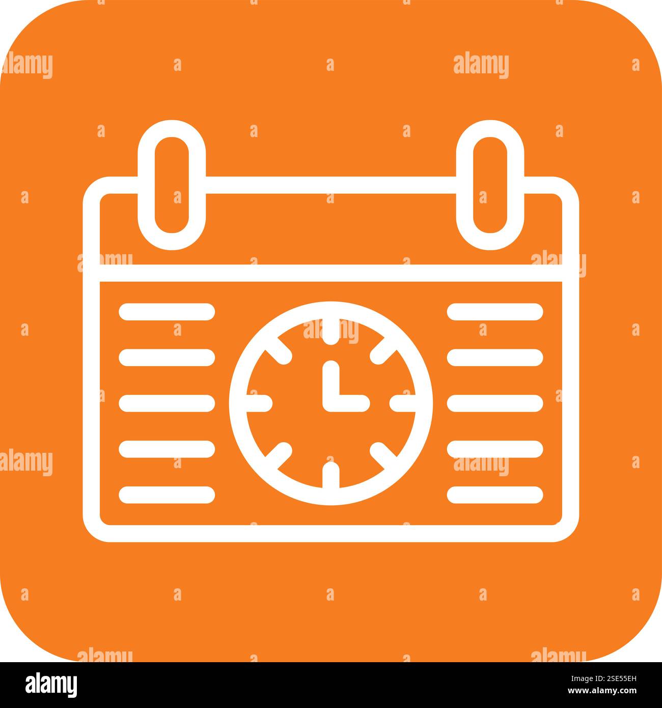 Clock Vector Icon Design Illustration Stock Vector