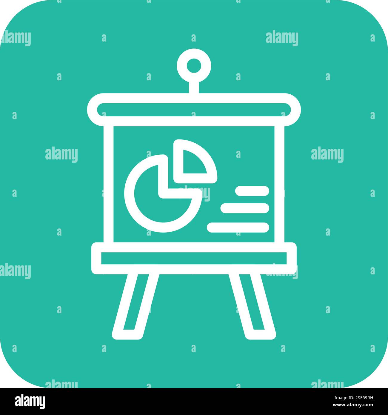 Presentation Vector Icon Design Illustration Stock Vector Image & Art ...