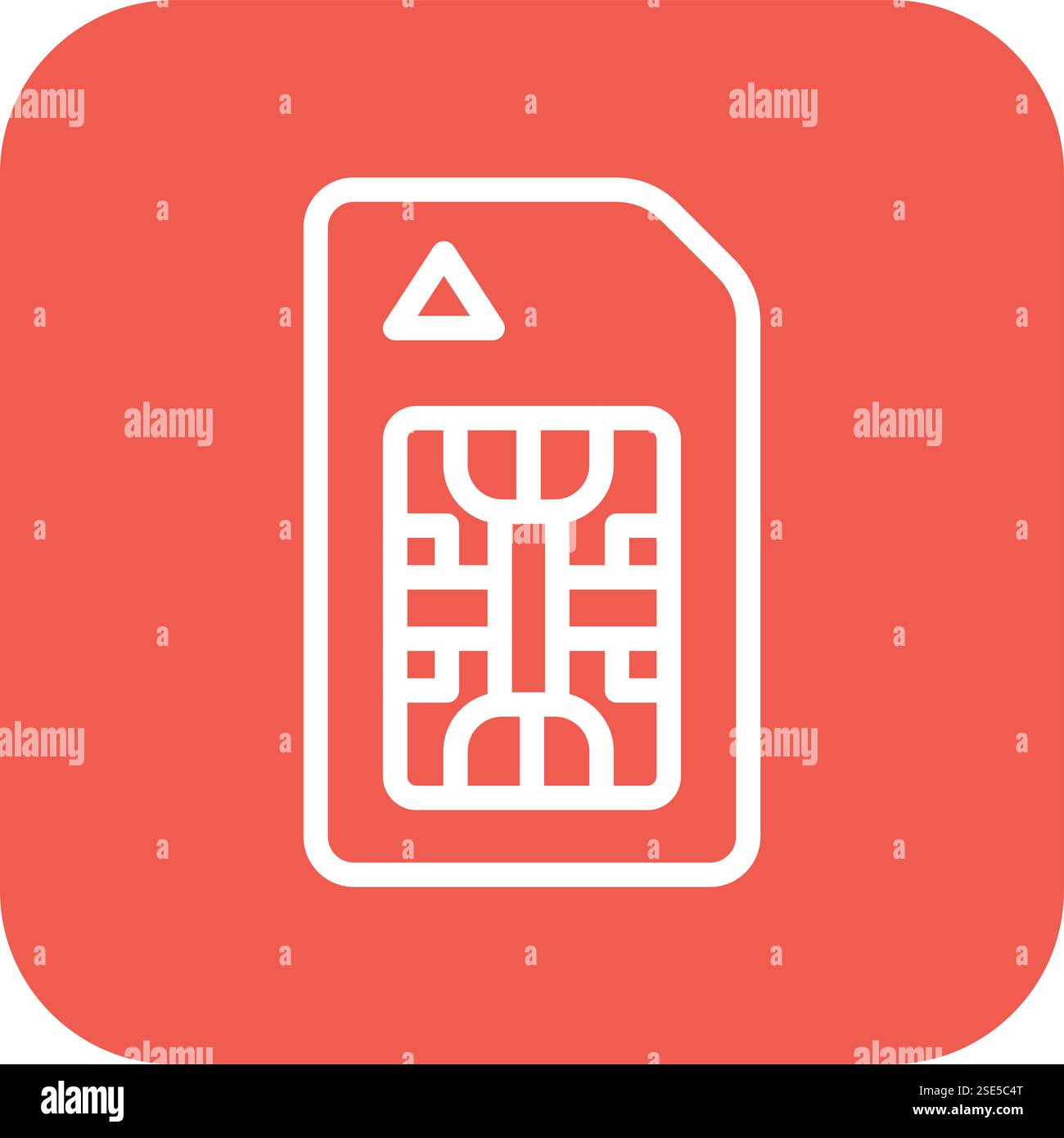 Sim card Vector Icon Design Illustration Stock Vector