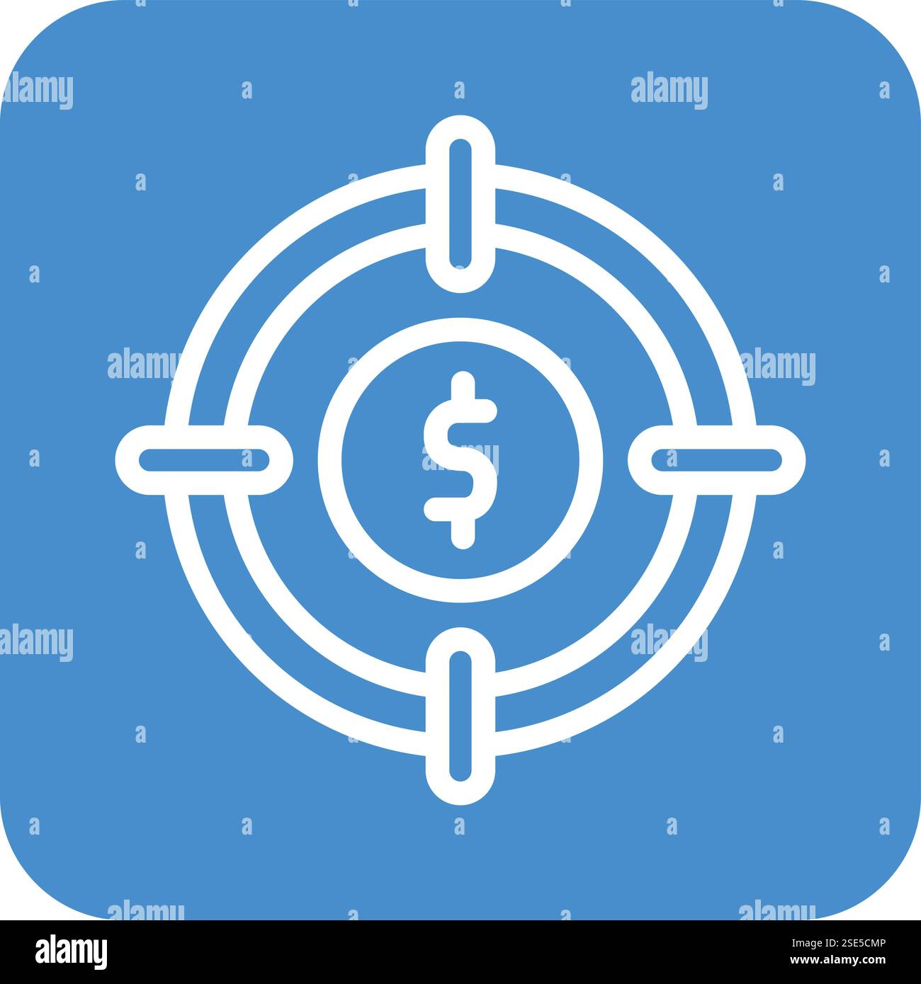 Target Vector Icon Design Illustration Stock Vector