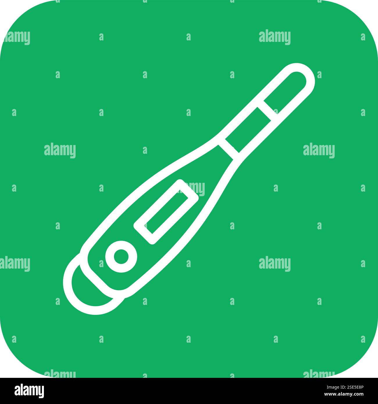 Thermometer Vector Icon Design Illustration Stock Vector