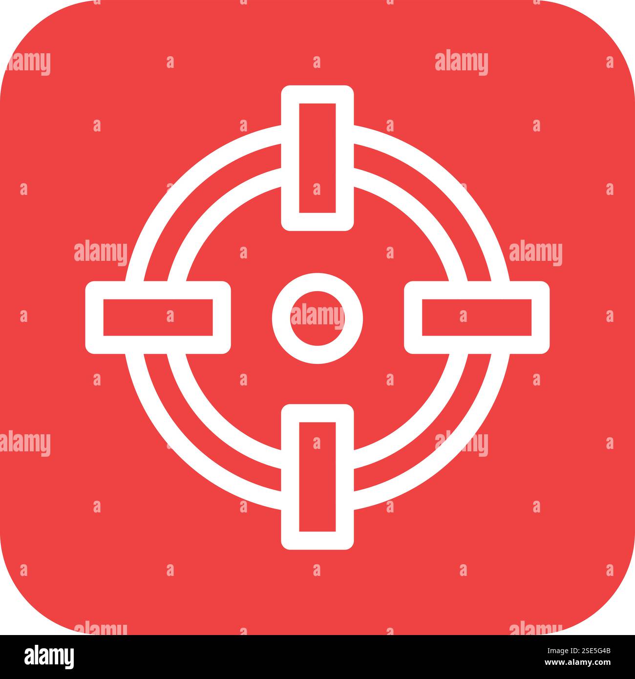 Target Vector Icon Design Illustration Stock Vector