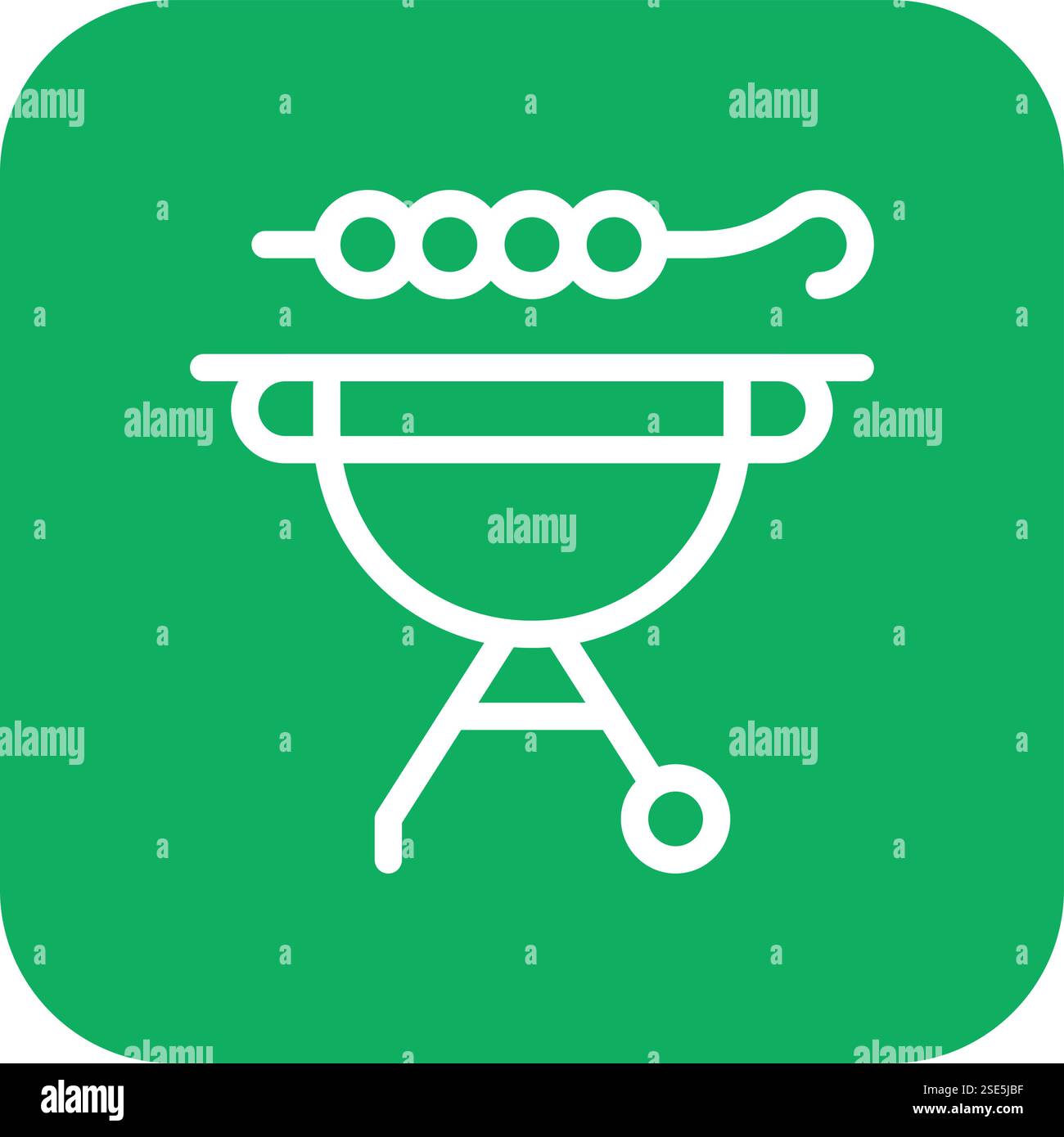 Bbq Vector Icon Design Illustration Stock Vector