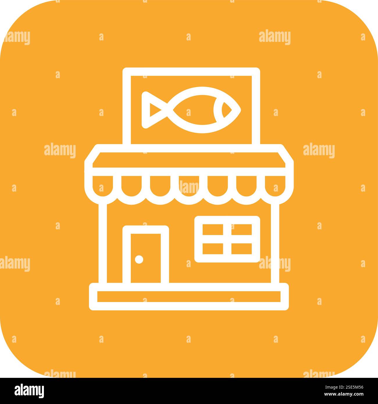 Fish store vector vectors hi-res stock photography and images - Alamy