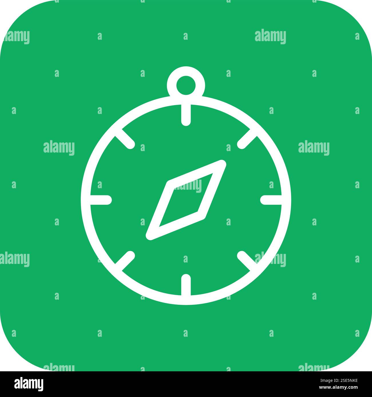 Compass Vector Icon Design Illustration Stock Vector