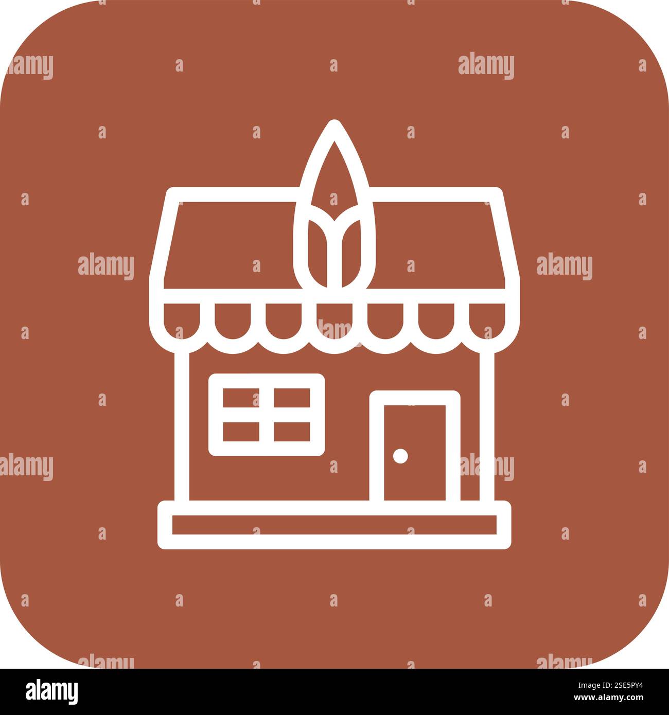 Corn shop Vector Icon Design Illustration Stock Vector