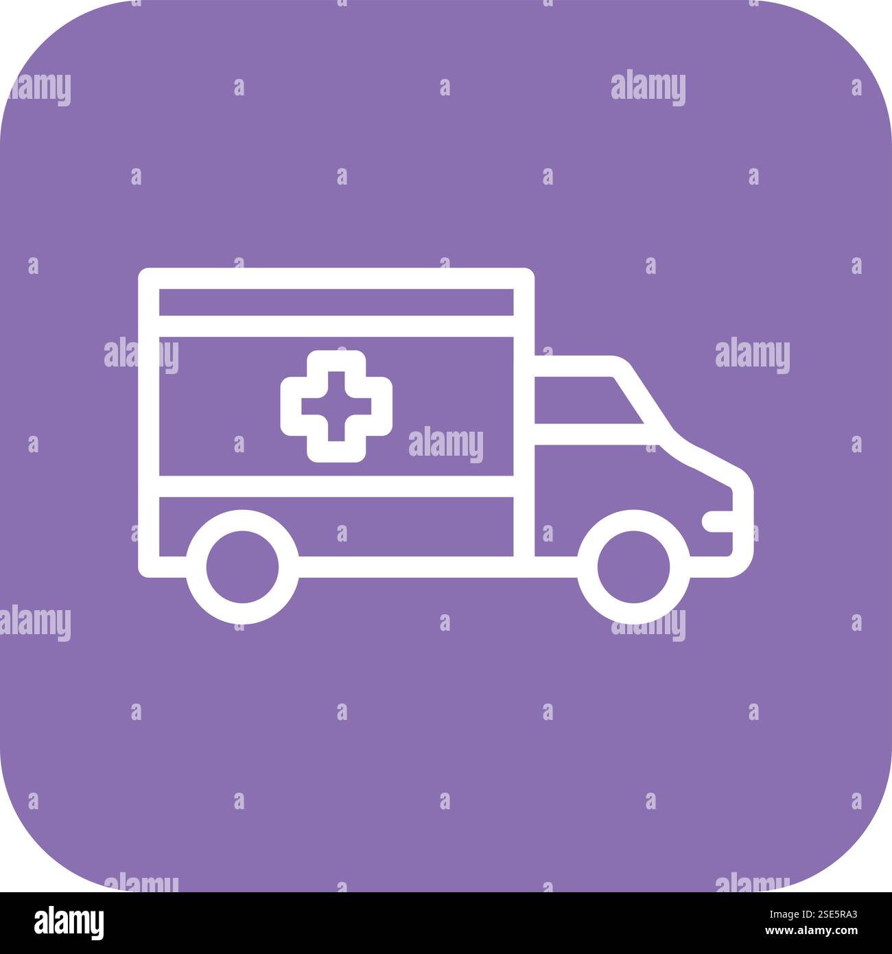 Ambulance Vector Icon Design Illustration Stock Vector