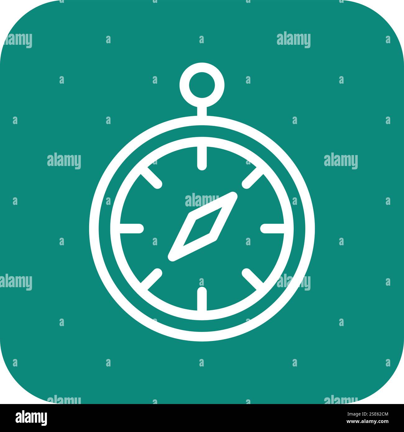 Compass Vector Icon Design Illustration Stock Vector