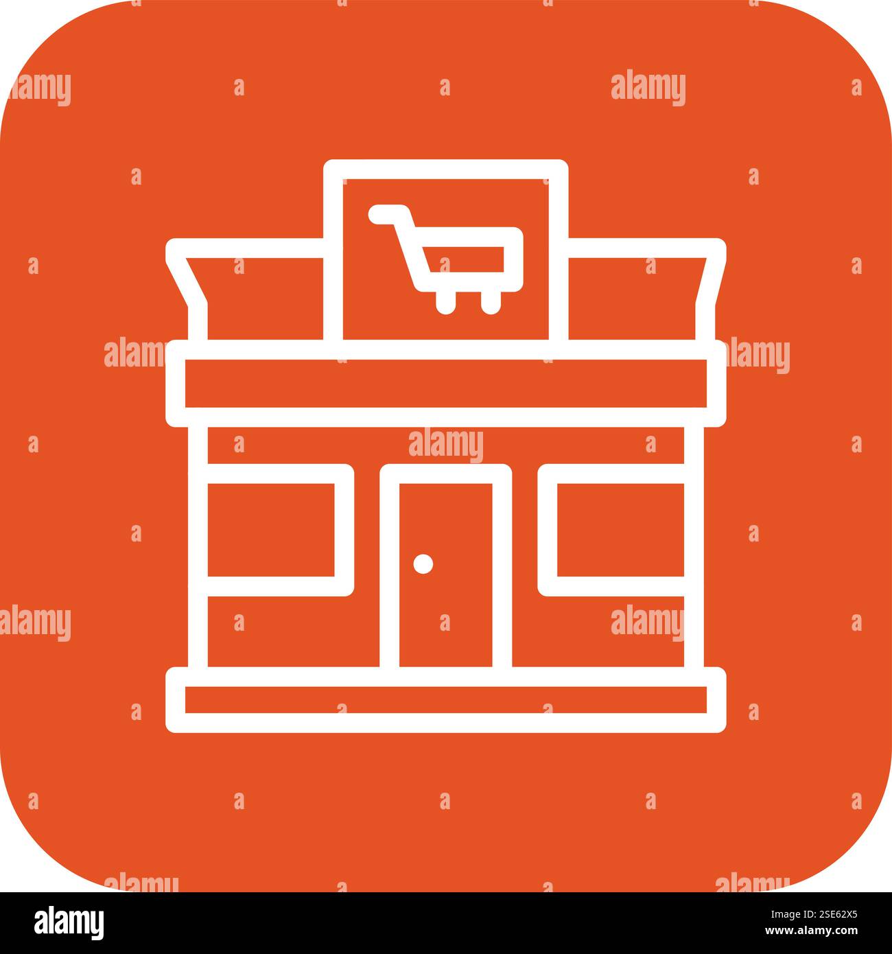 Store Vector Icon Design Illustration Stock Vector