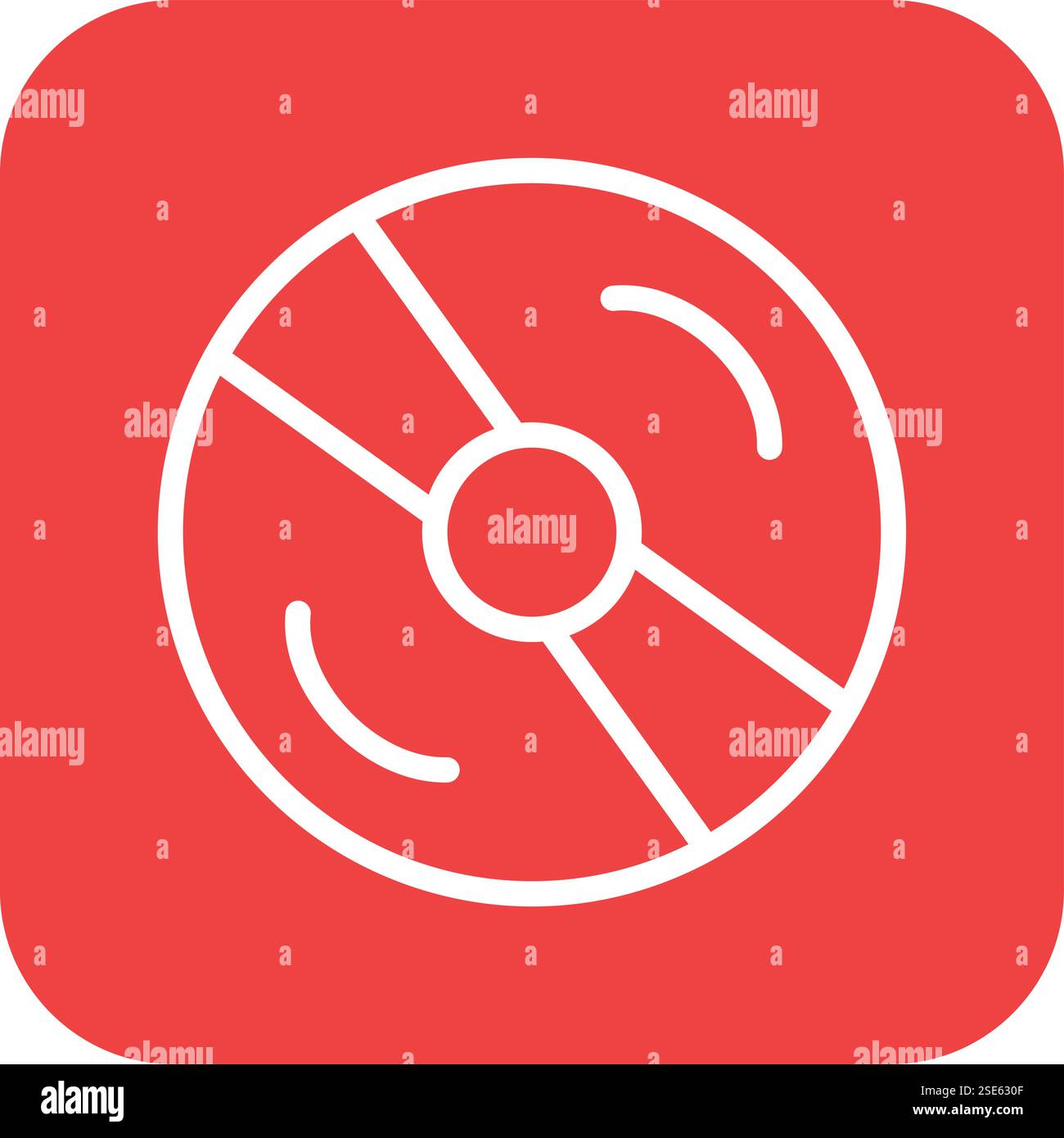 Compact Disc Vector Icon Design Illustration Stock Vector