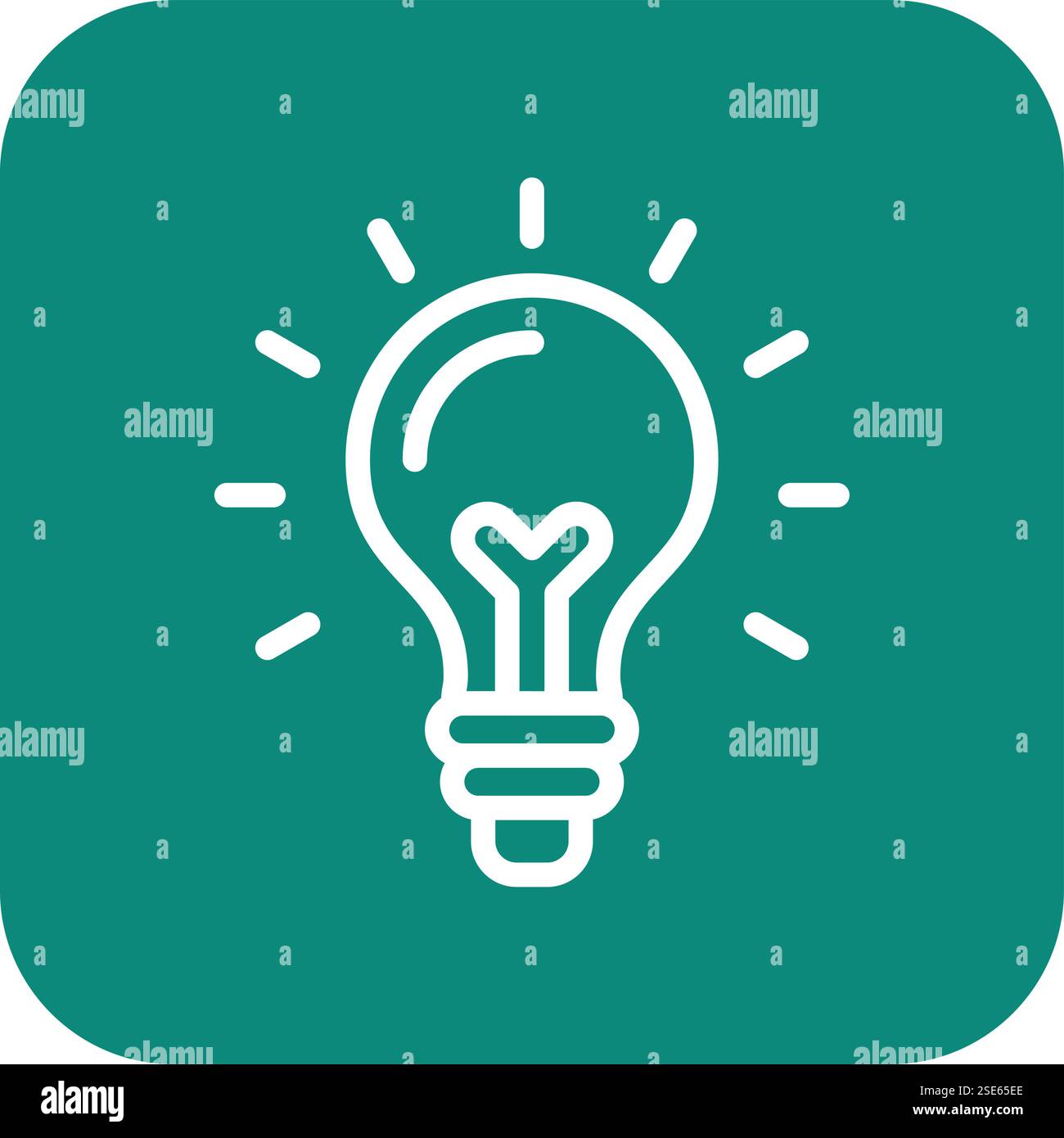Light bulb Vector Icon Design Illustration Stock Vector