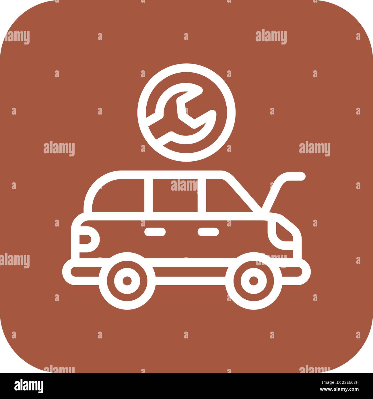 car repair Vector Icon Design Illustration Stock Vector