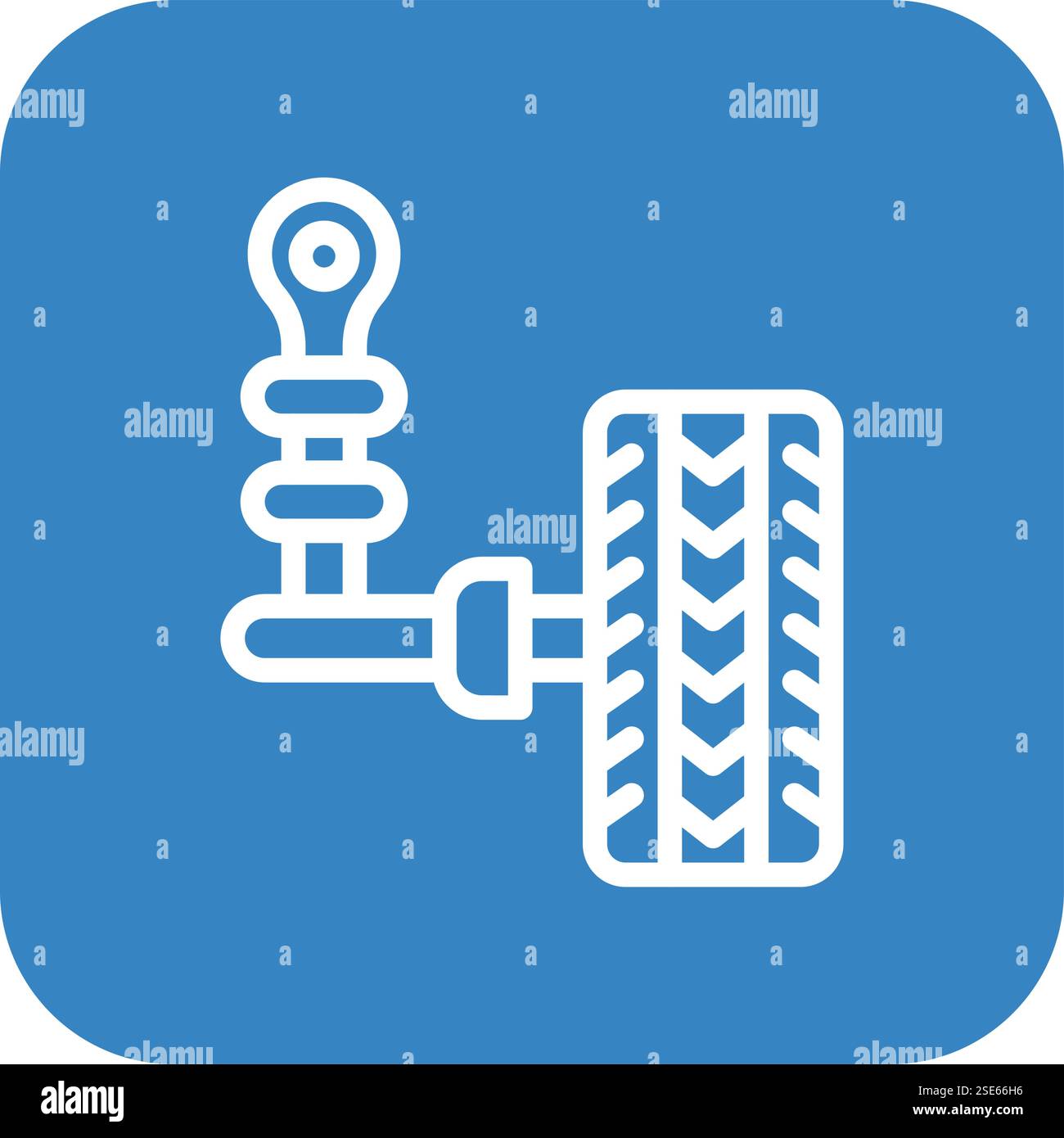 Auto suspension Vector Icon Design Illustration Stock Vector