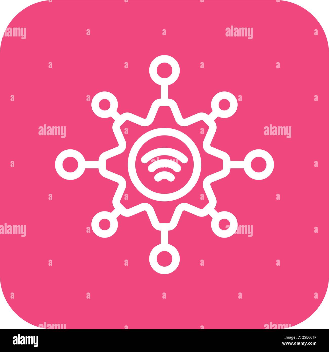 Internet Of Things Vector Icon Design Illustration Stock Vector