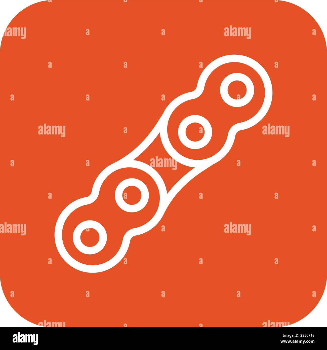 Chain Vector Icon Design Illustration Stock Vector