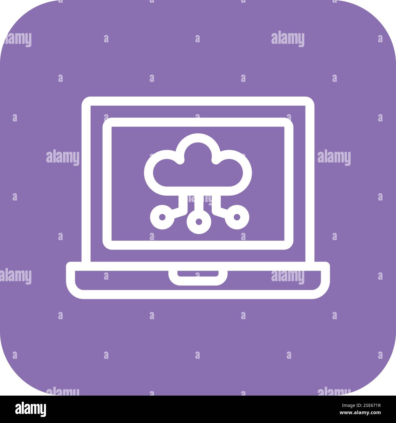 Cloud Vector Icon Design Illustration Stock Vector