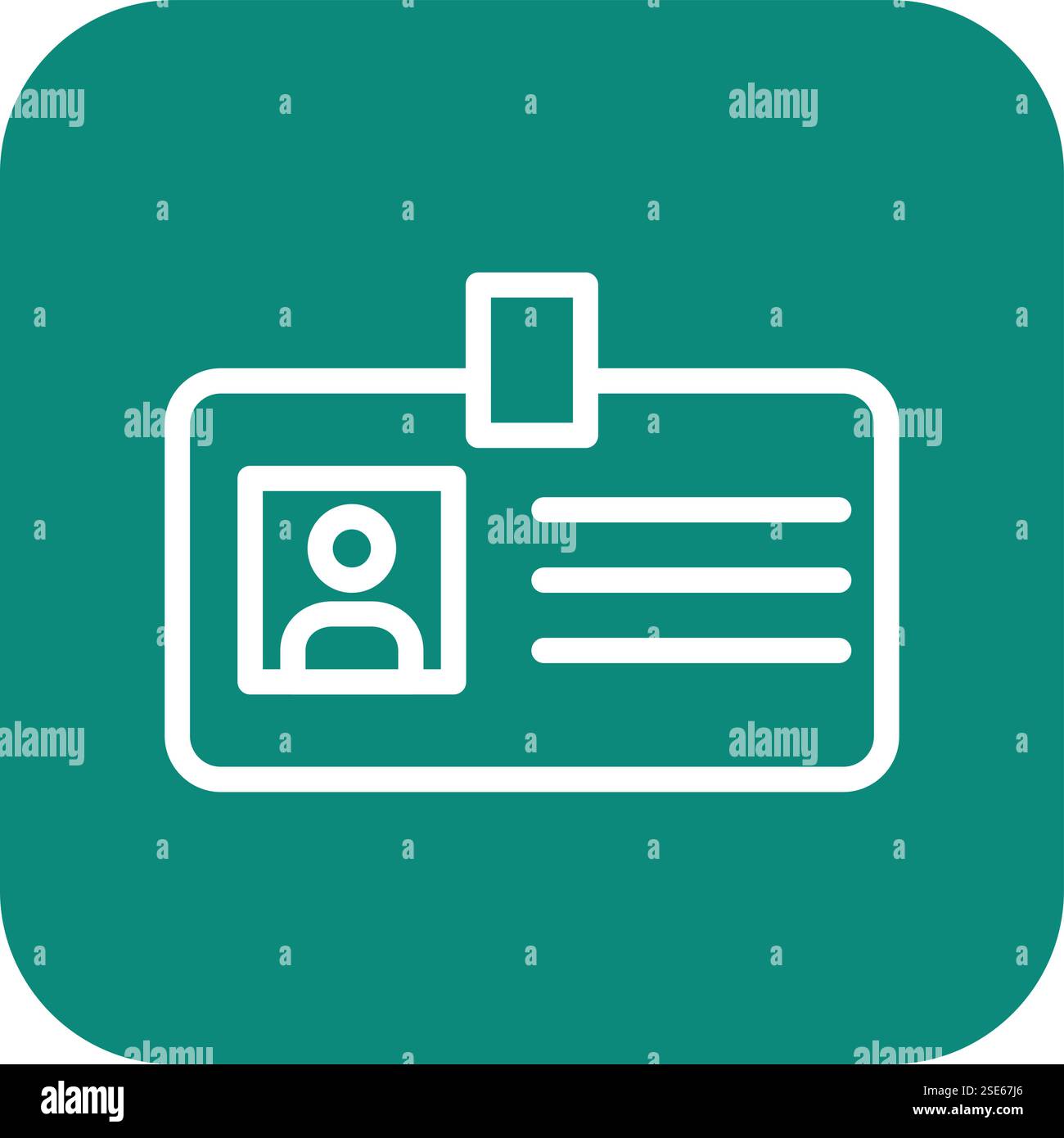 Identification Vector Icon Design Illustration Stock Vector