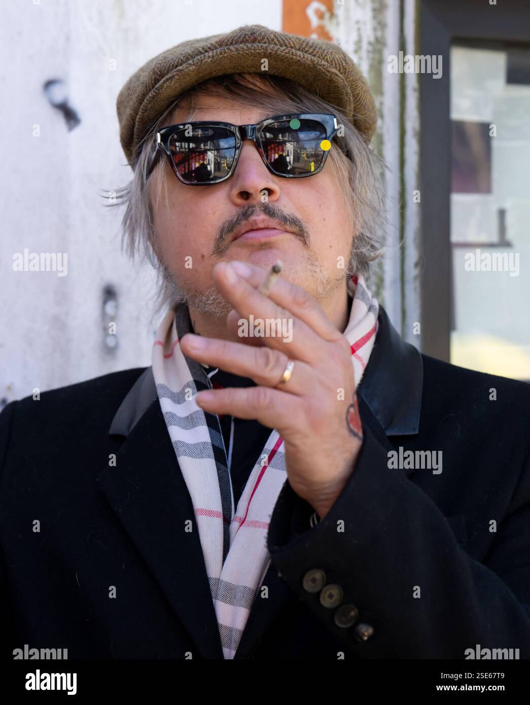Munich, Germany. 08th Feb, 2025. British musician Peter Doherty ...