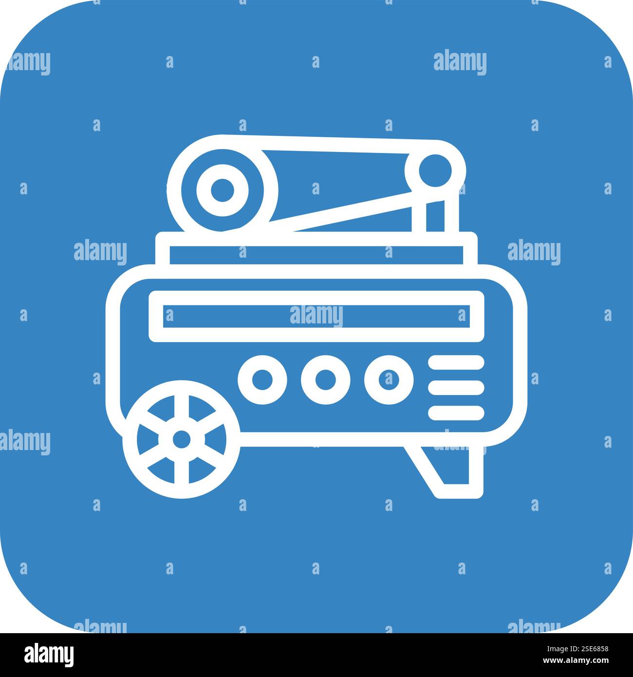 Air pump Vector Icon Design Illustration Stock Vector