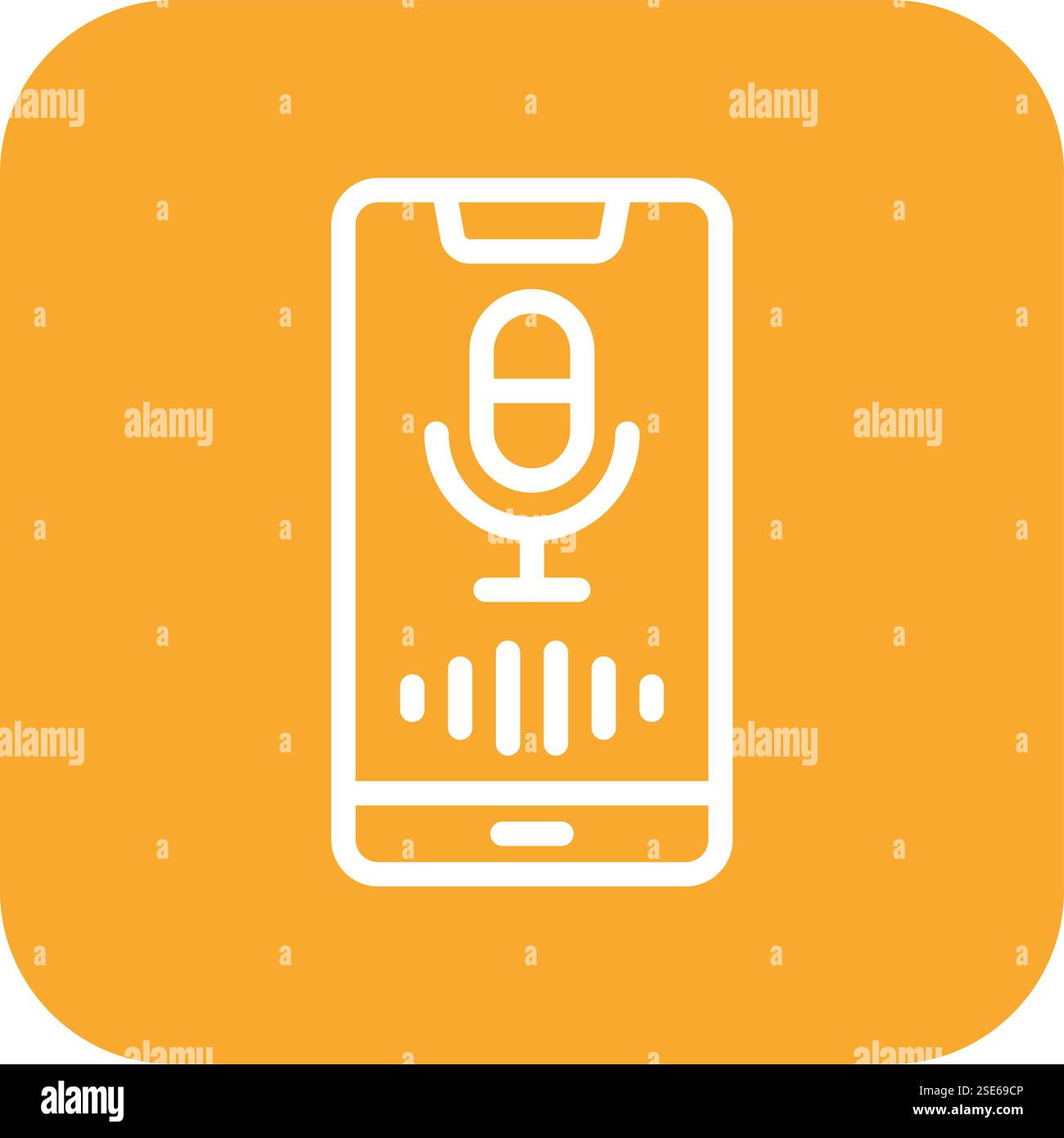 Voice Assistant Vector Icon Design Illustration Stock Vector