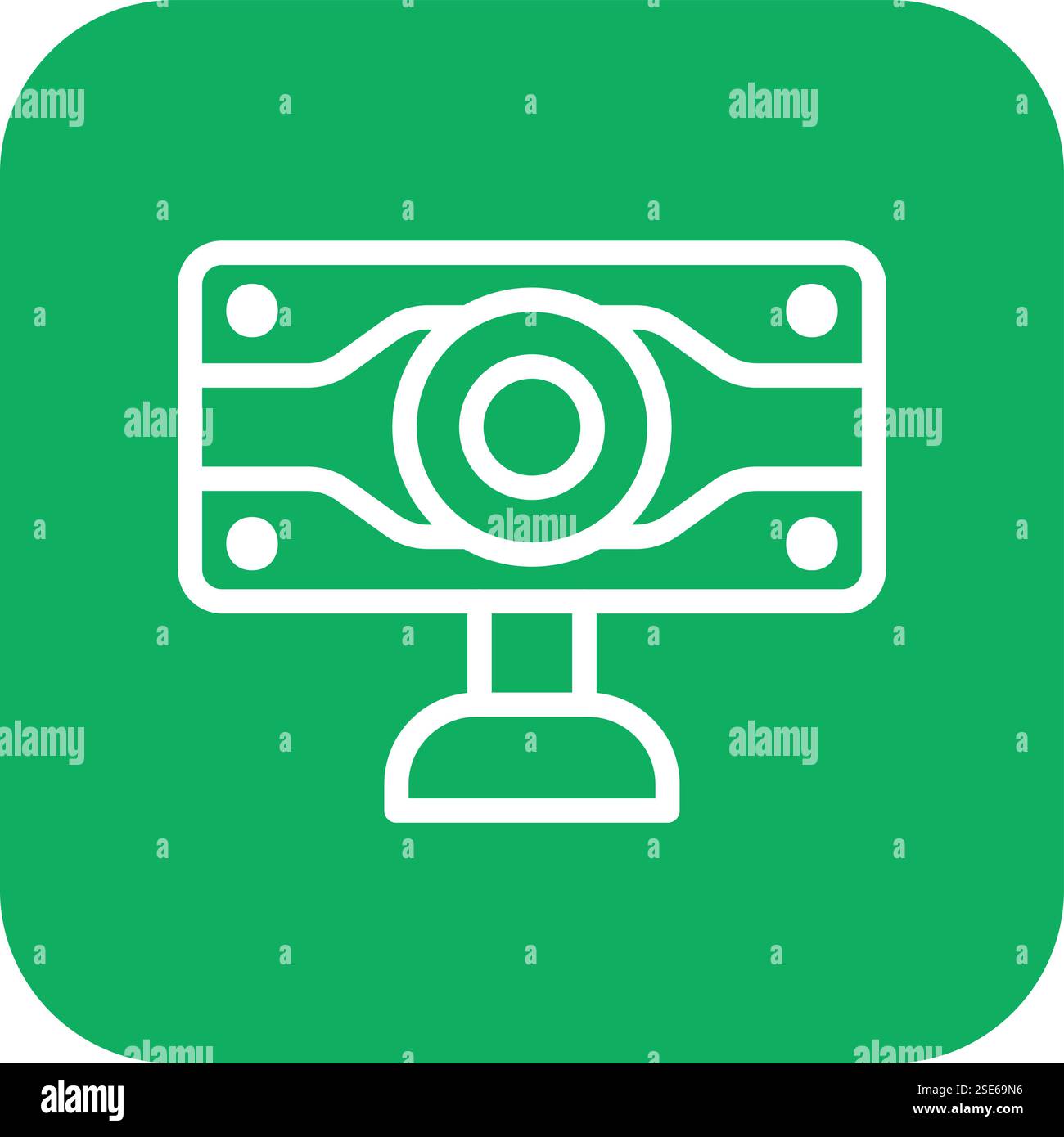 Webcam Vector Icon Design Illustration Stock Vector