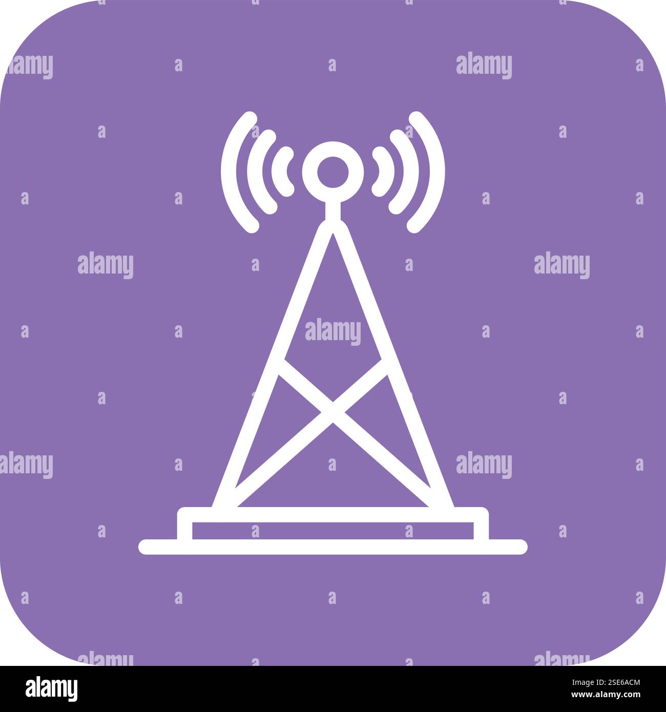 Antenna Vector Icon Design Illustration Stock Vector