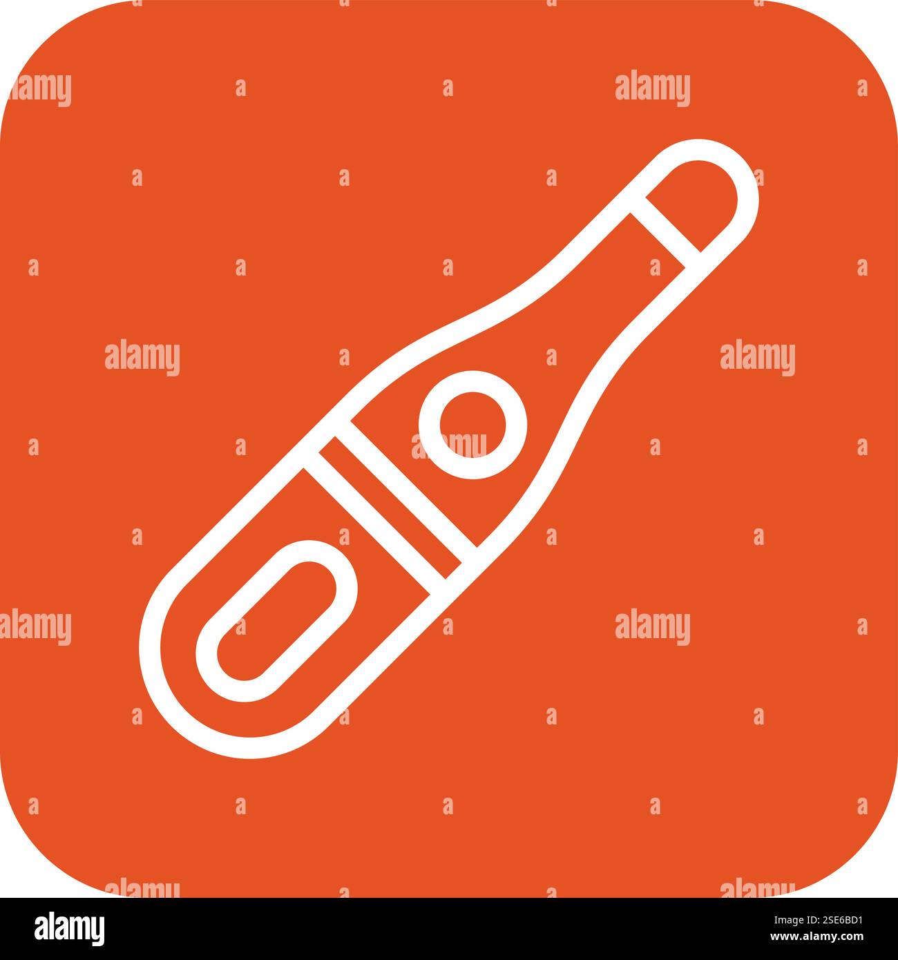 Thermometer Vector Icon Design Illustration Stock Vector