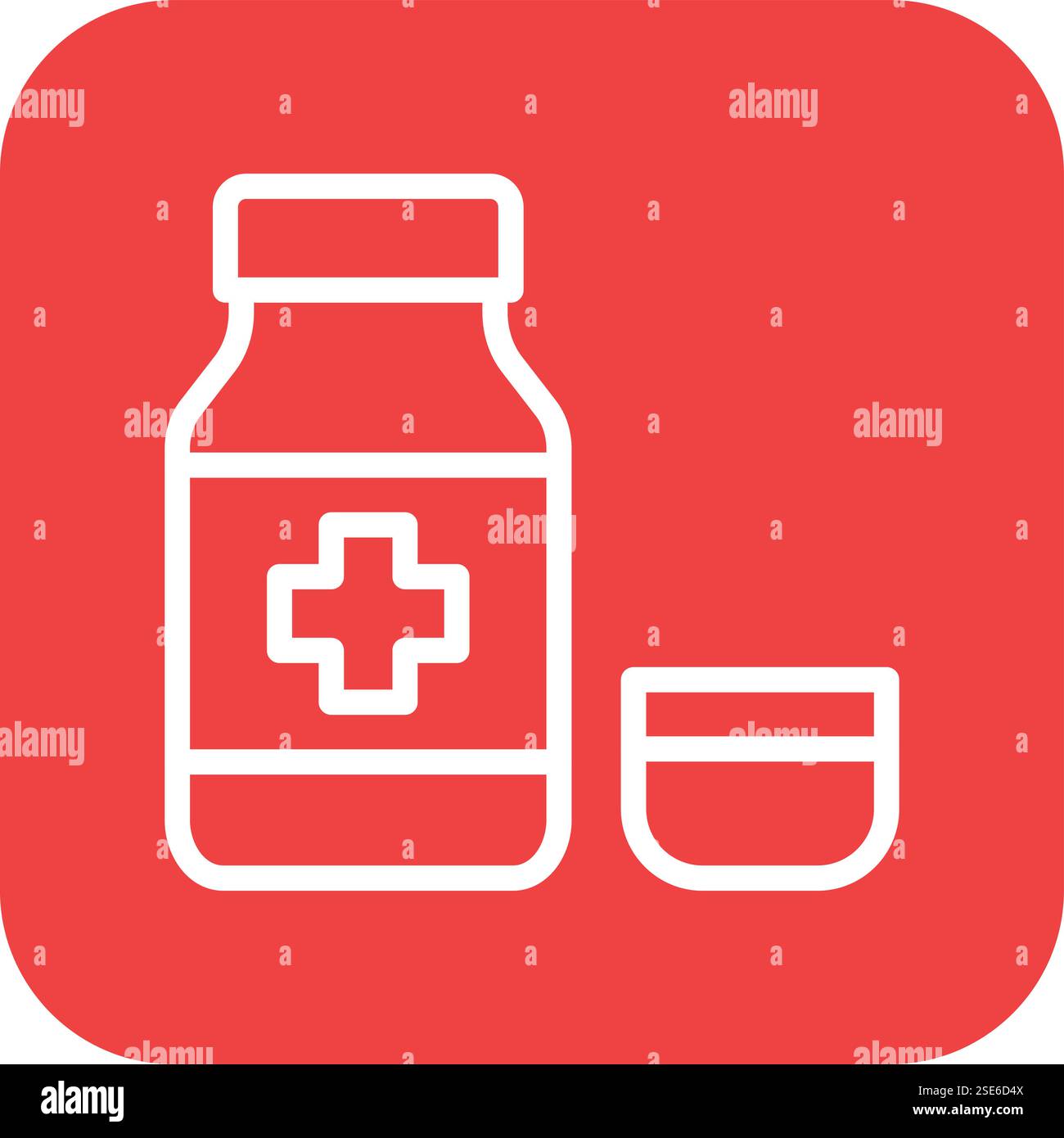 Syrup Vector Icon Design Illustration Stock Vector