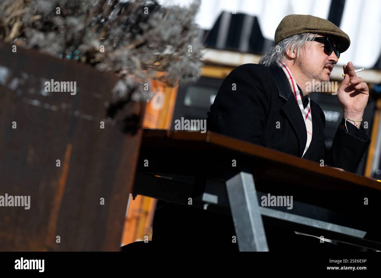 Munich, Germany. 08th Feb, 2025. British musician Peter Doherty ...