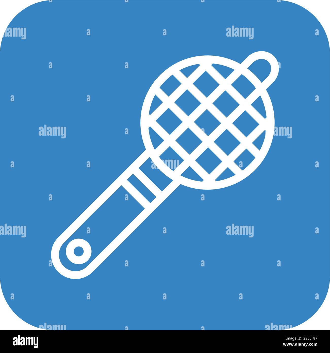 Tea Strainer Vector Icon Design Illustration Stock Vector