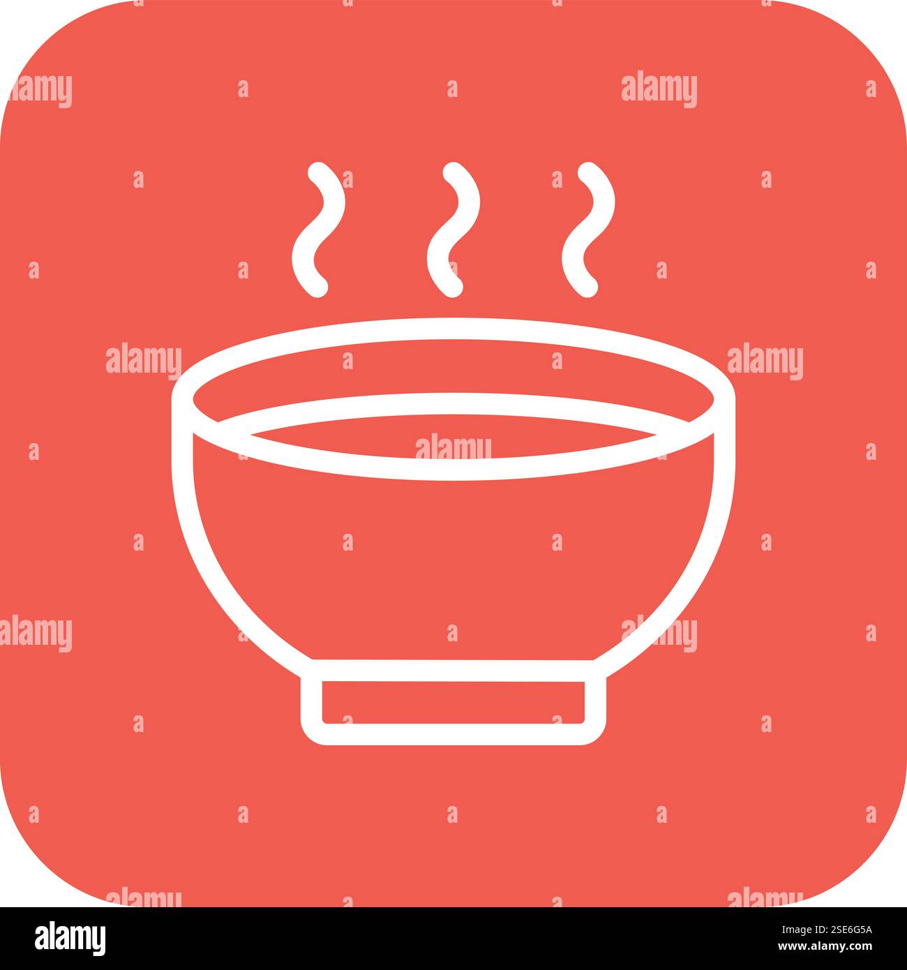 Bowl Vector Icon Design Illustration Stock Vector Image & Art - Alamy