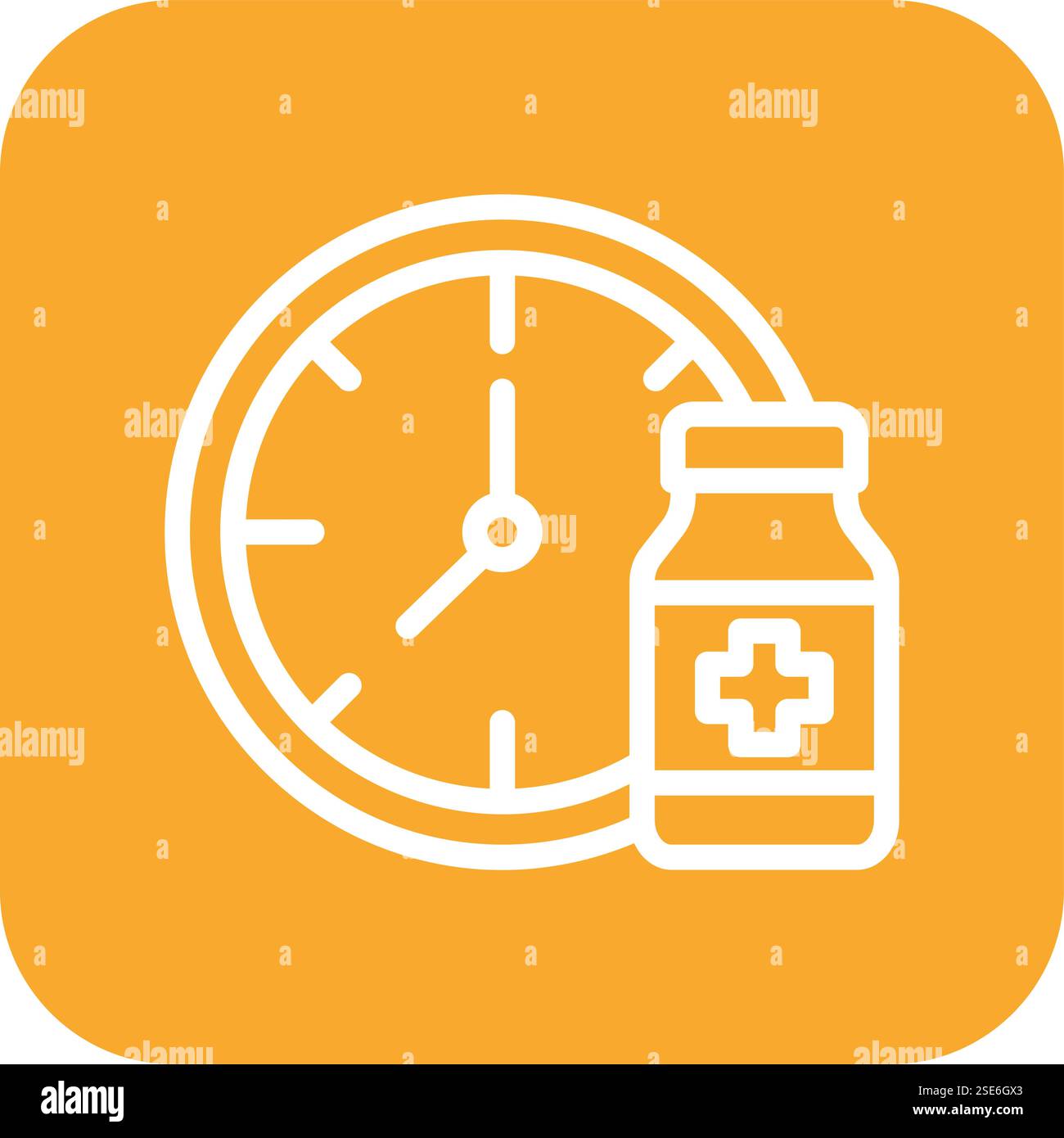 Clock Vector Icon Design Illustration Stock Vector