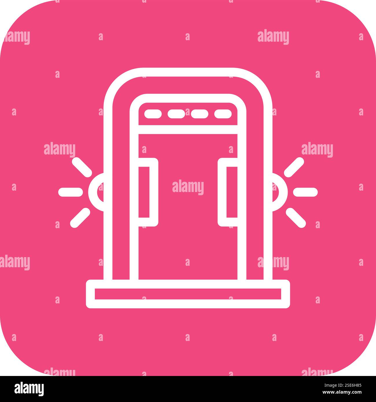 Body Scanner Vector Icon Design Illustration Stock Vector