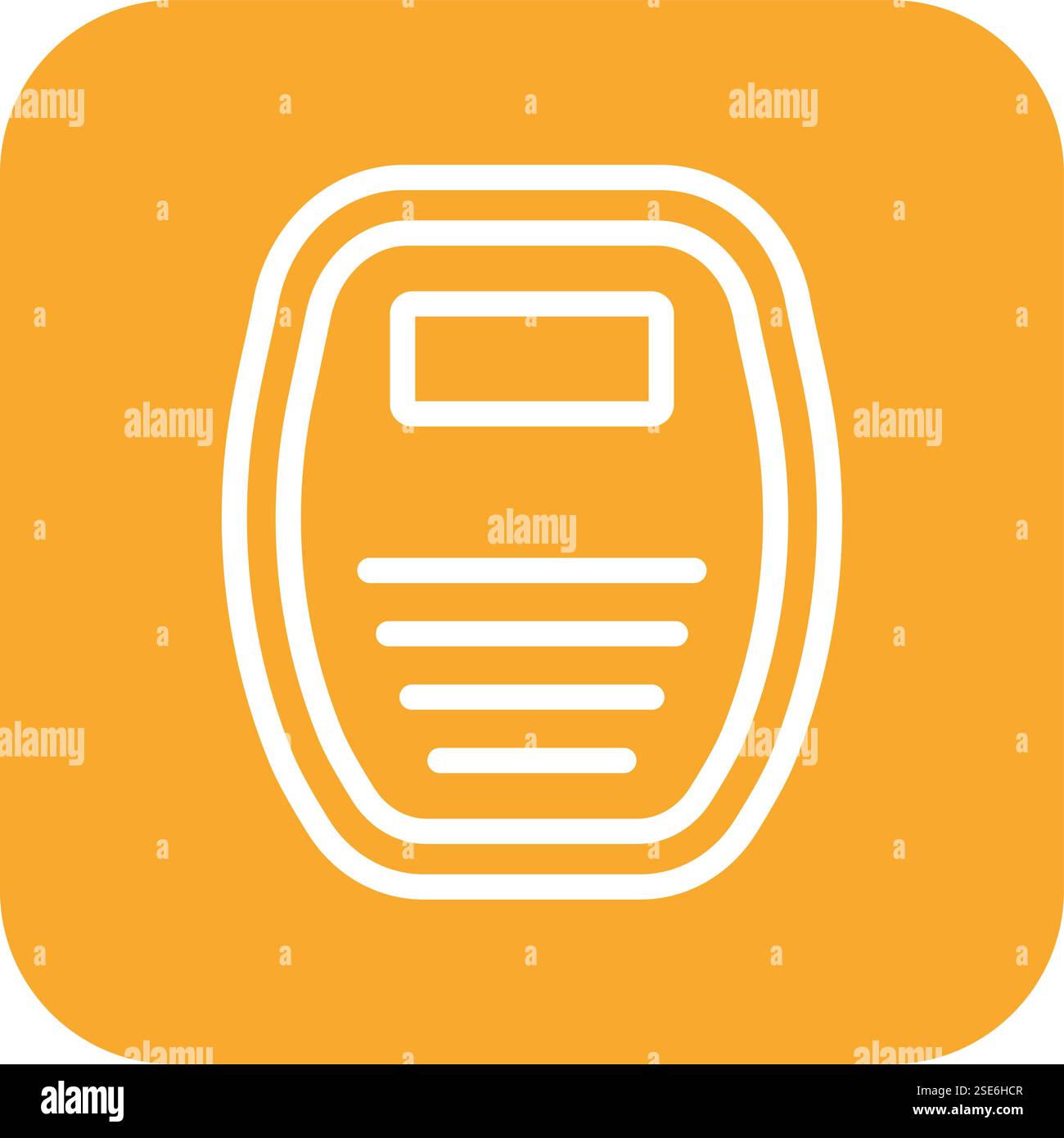 Weighing Machine Vector Icon Design Illustration Stock Vector