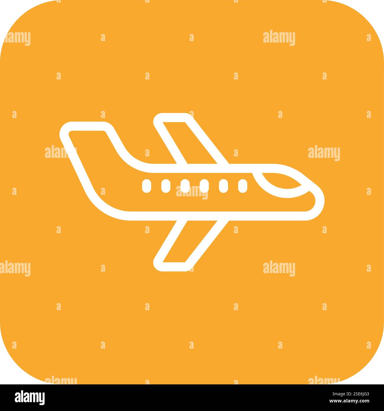 Plane Vector Icon Design Illustration Stock Vector