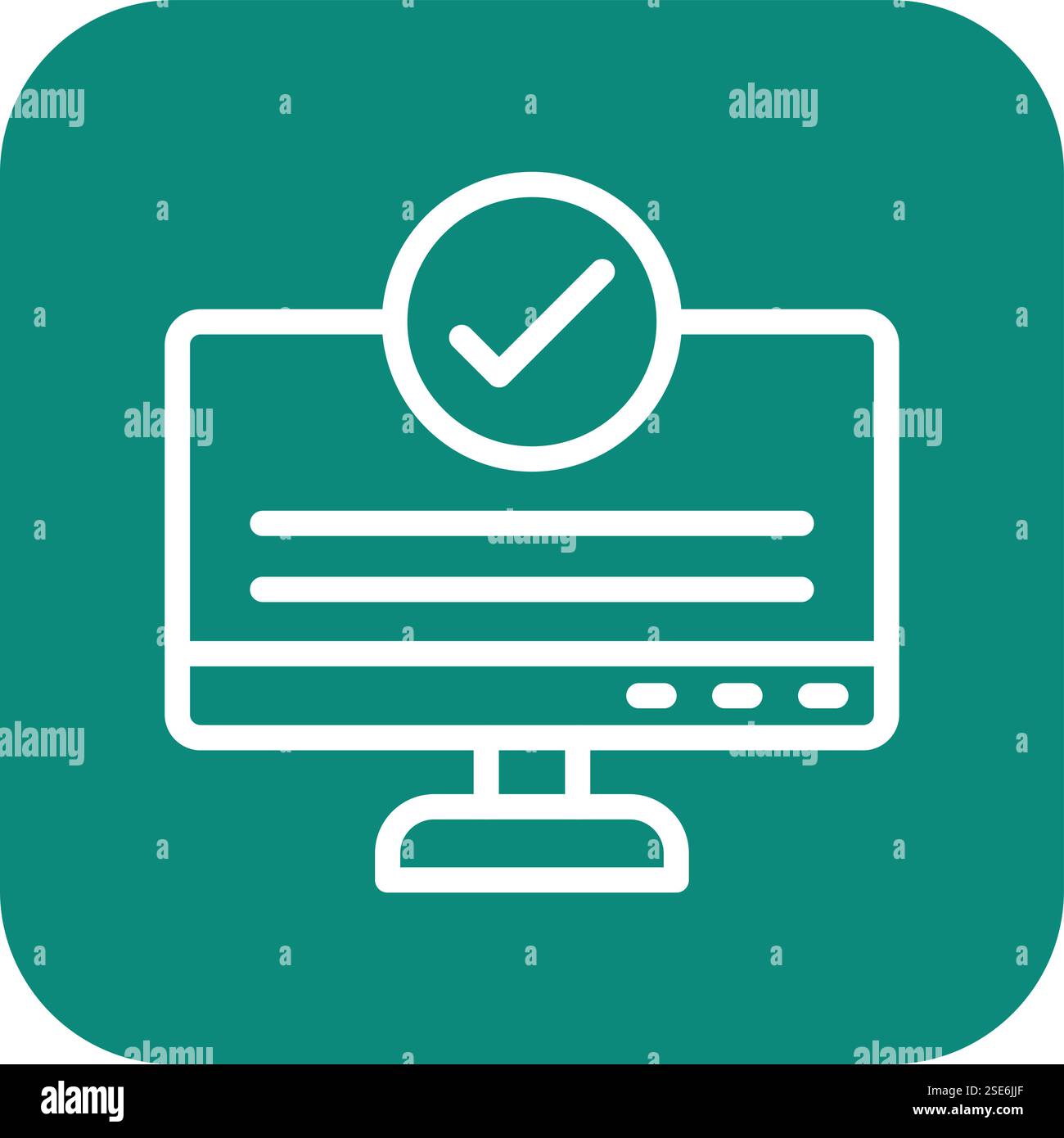 Checking Vector Icon Design Illustration Stock Vector Image & Art - Alamy