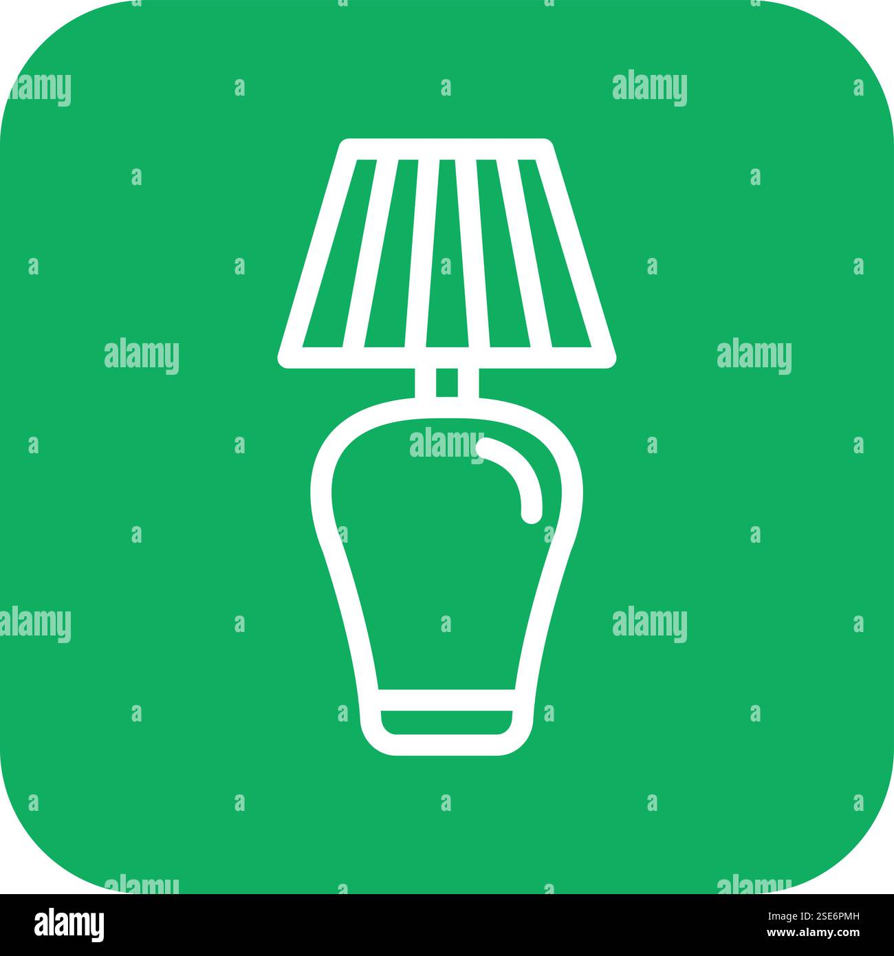 Floor Lamp Vector Icon Design Illustration Stock Vector