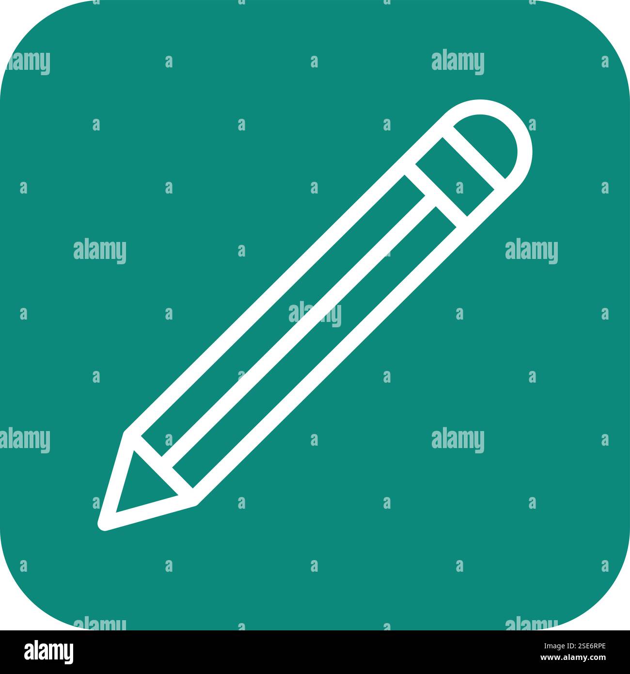 Pencil Vector Icon Design Illustration Stock Vector