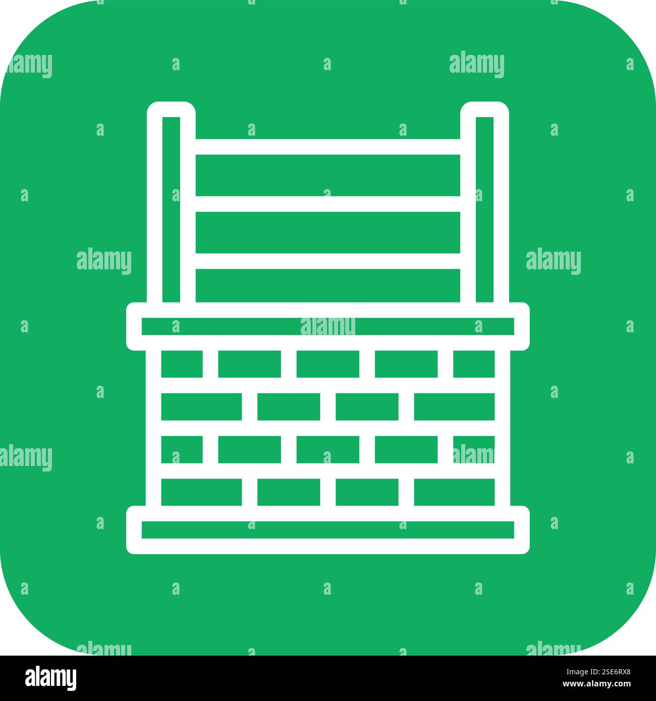 Border Vector Icon Design Illustration Stock Vector