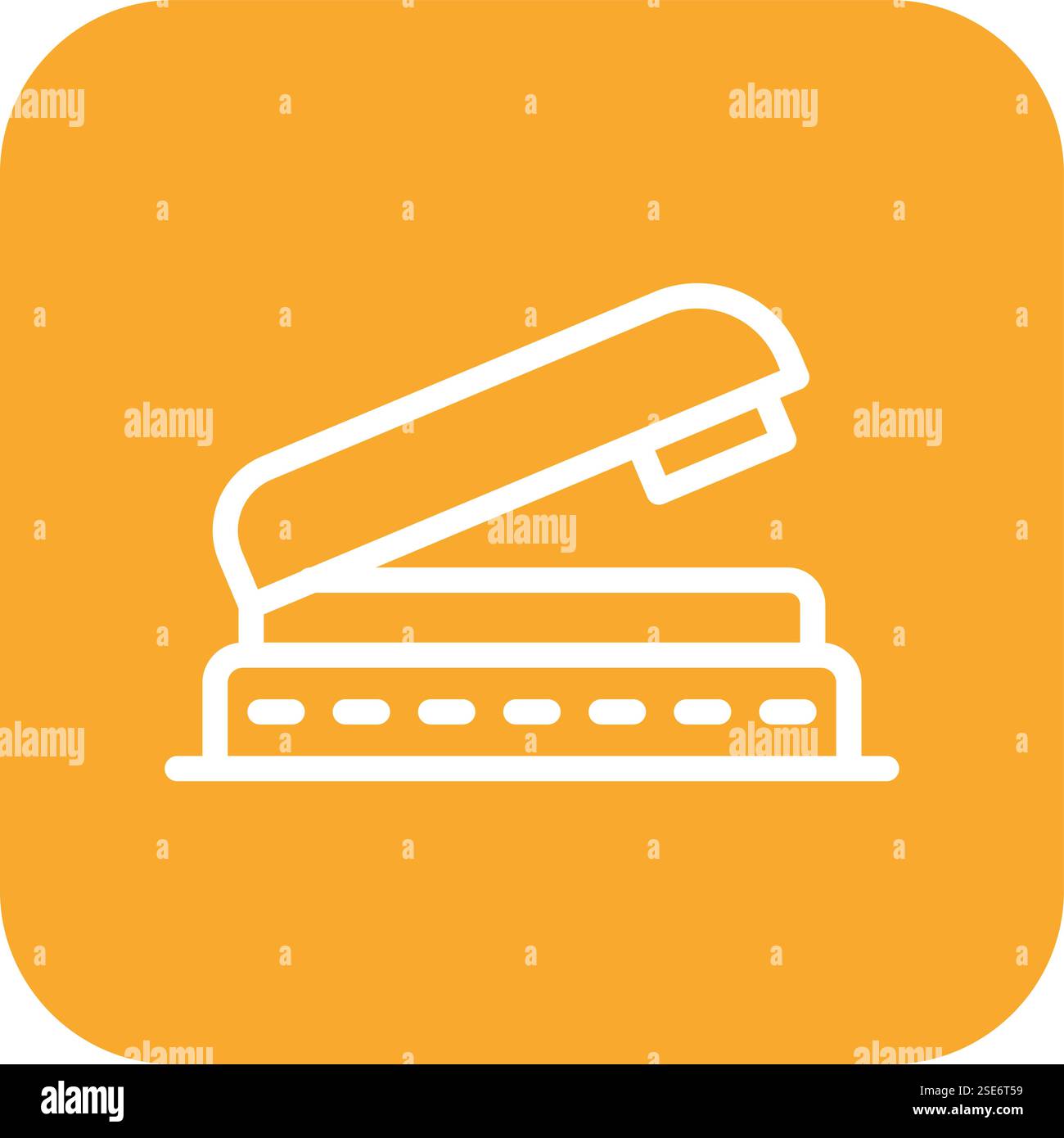 Stapler Vector Icon Design Illustration Stock Vector