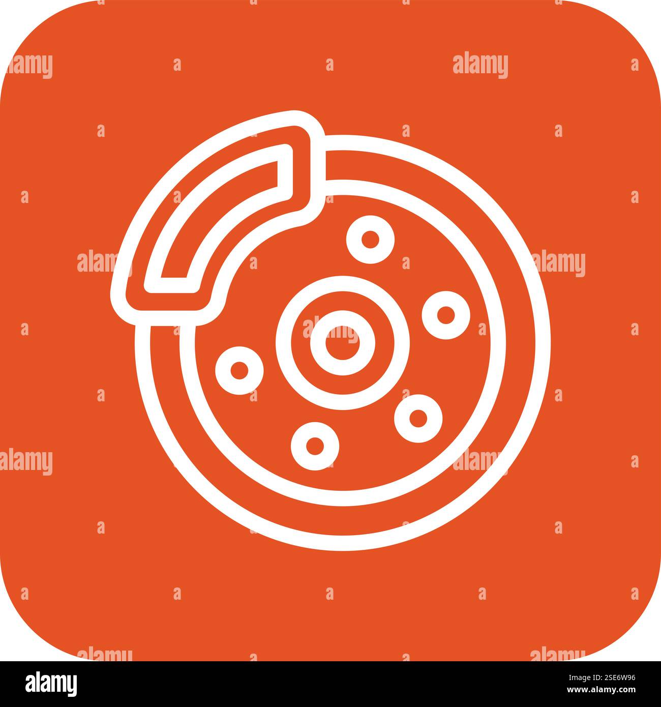 Disc break Vector Icon Design Illustration Stock Vector