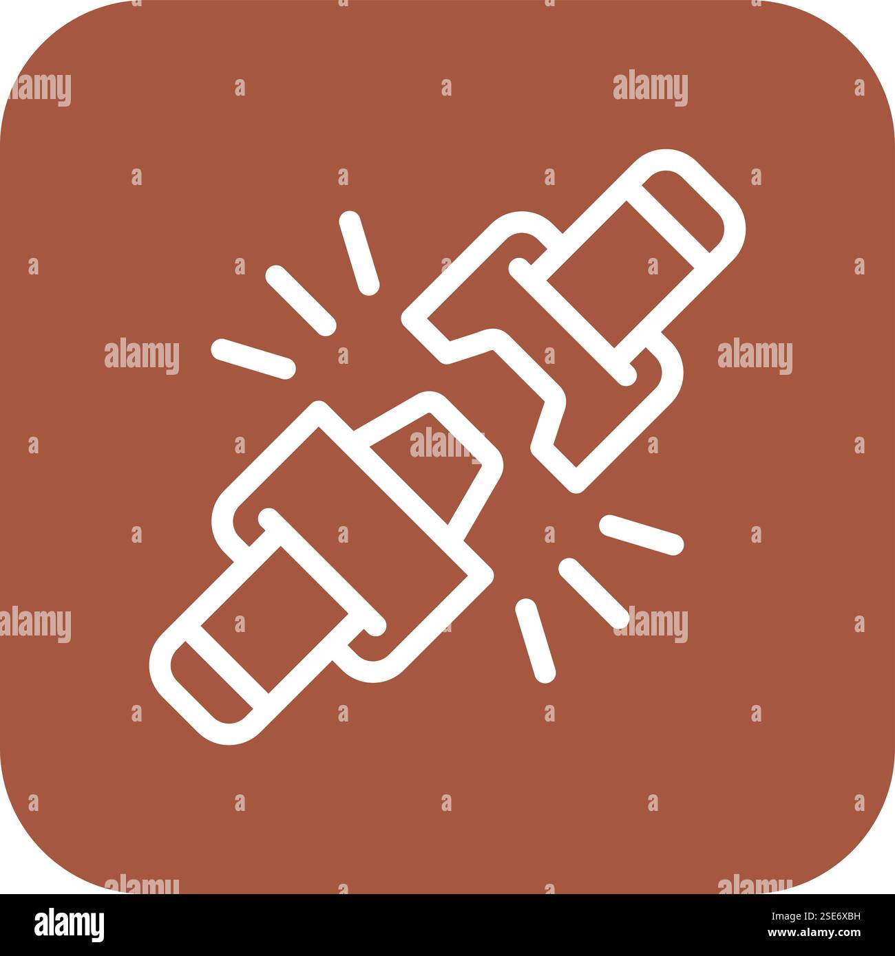 Seat belt Vector Icon Design Illustration Stock Vector