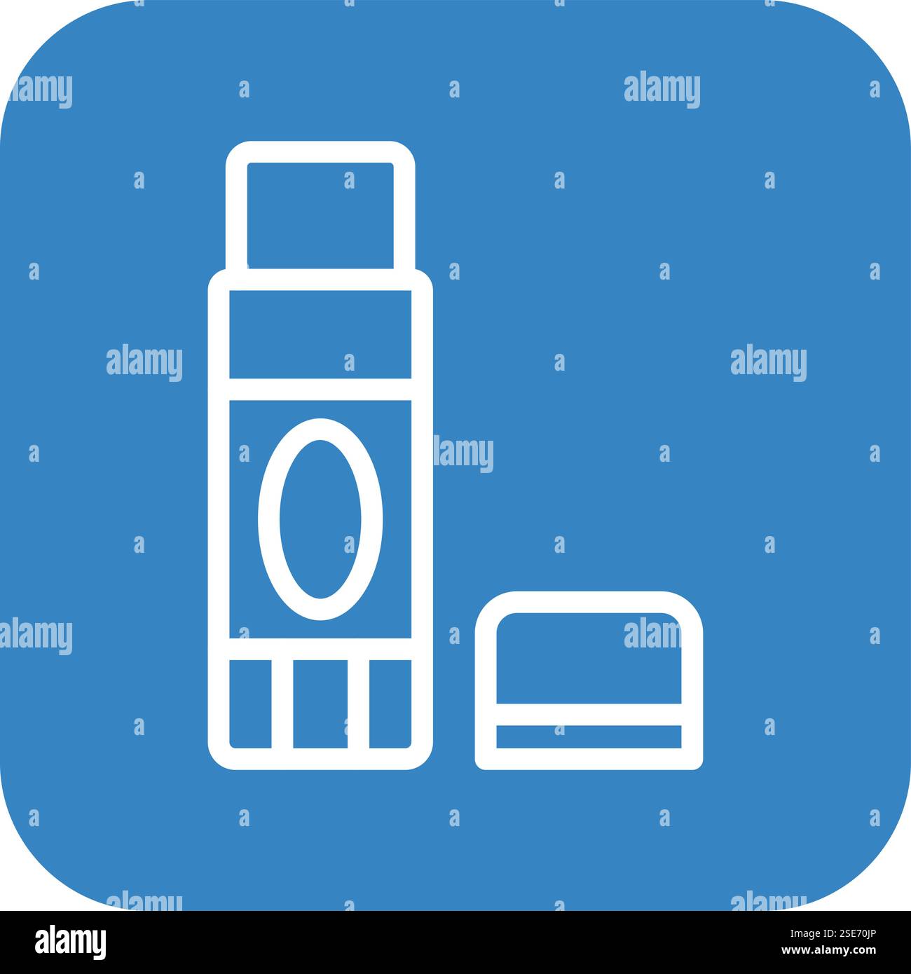 Glue Stick Vector Icon Design Illustration Stock Vector