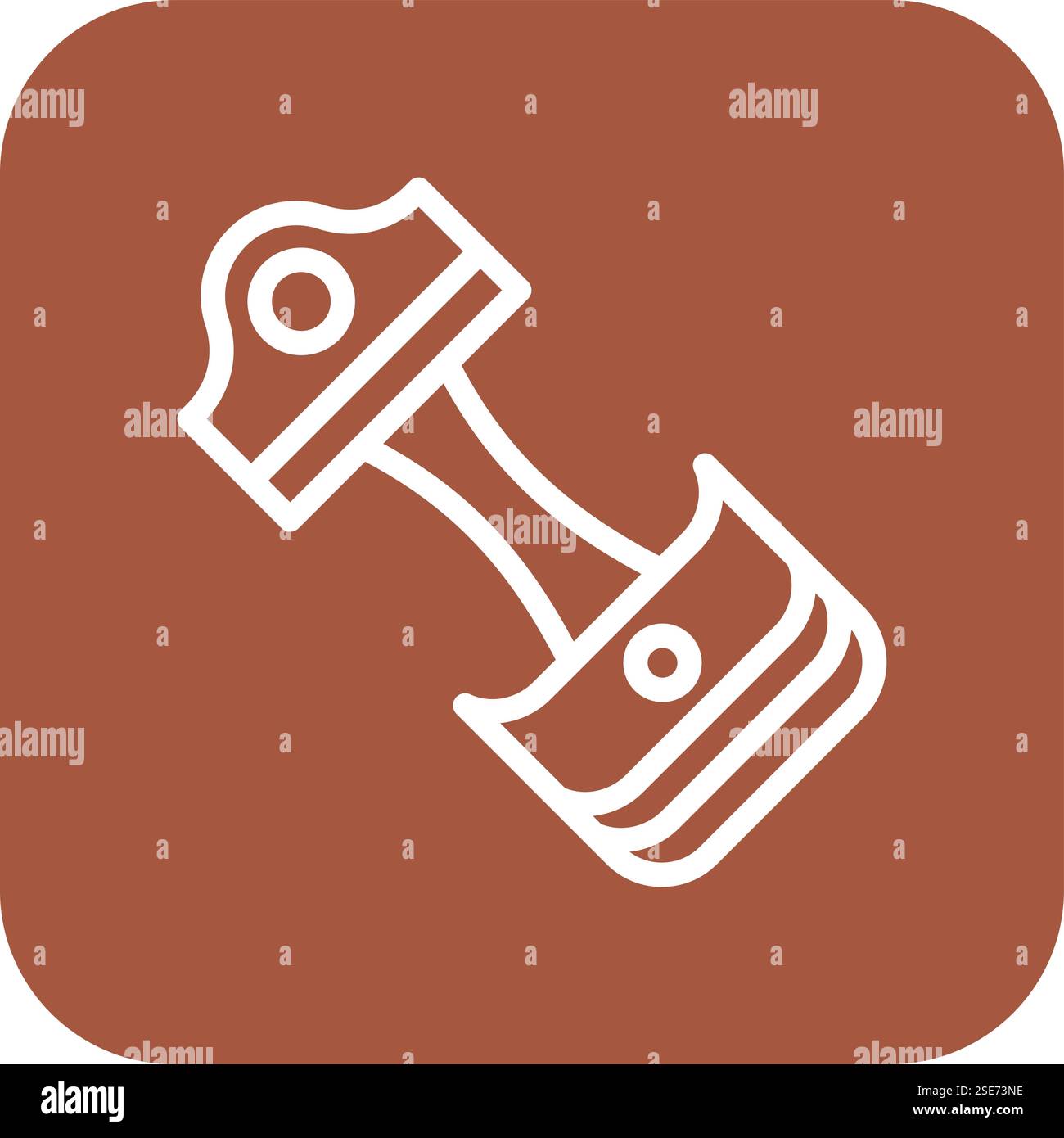 Piston Vector Icon Design Illustration Stock Vector