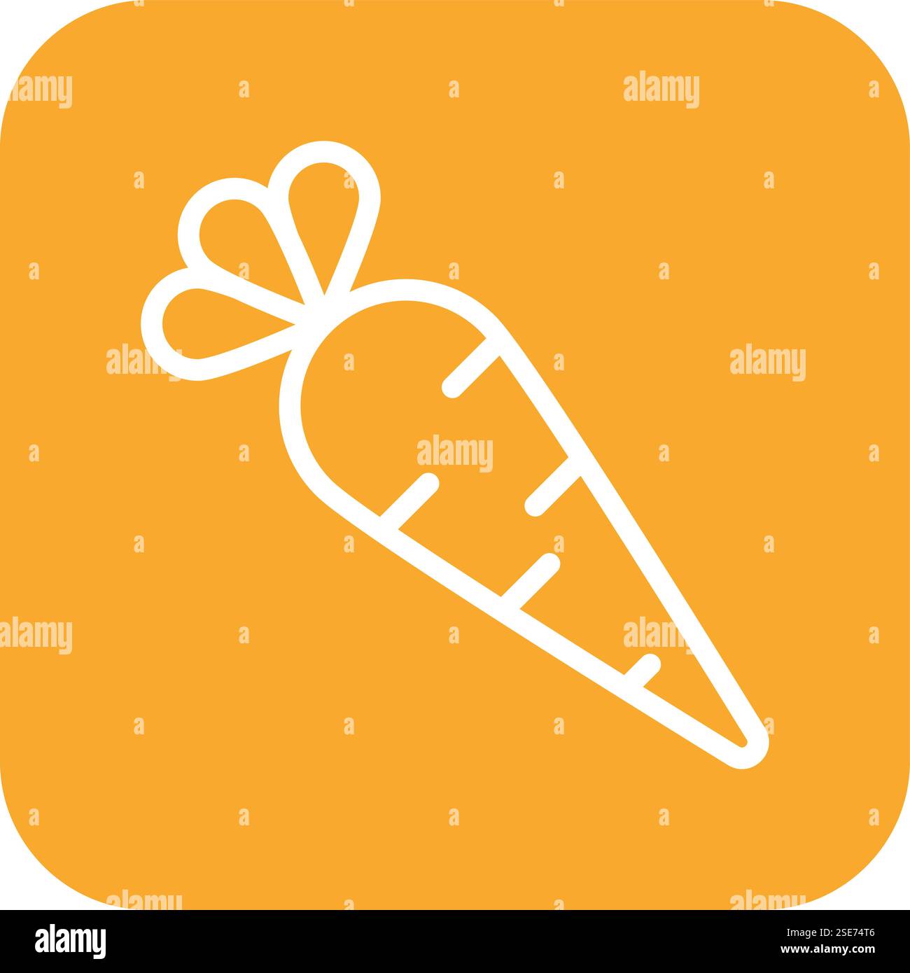 Carrot Vector Icon Design Illustration Stock Vector