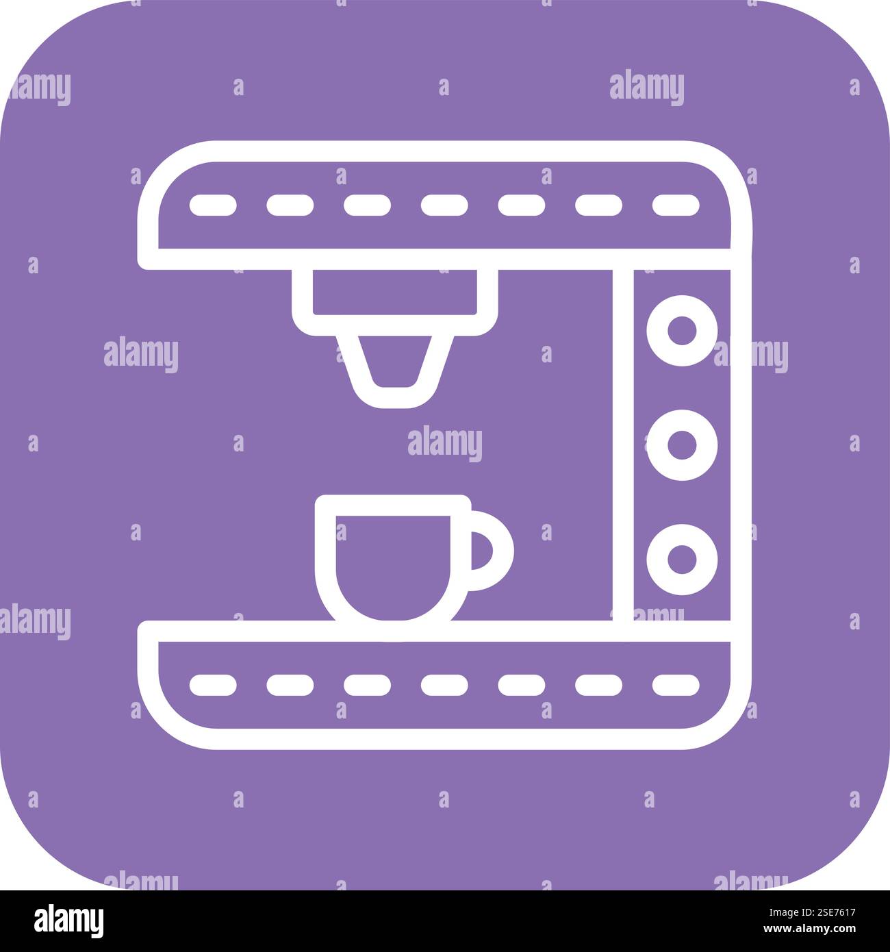 Coffee Machine Vector Icon Design Illustration Stock Vector