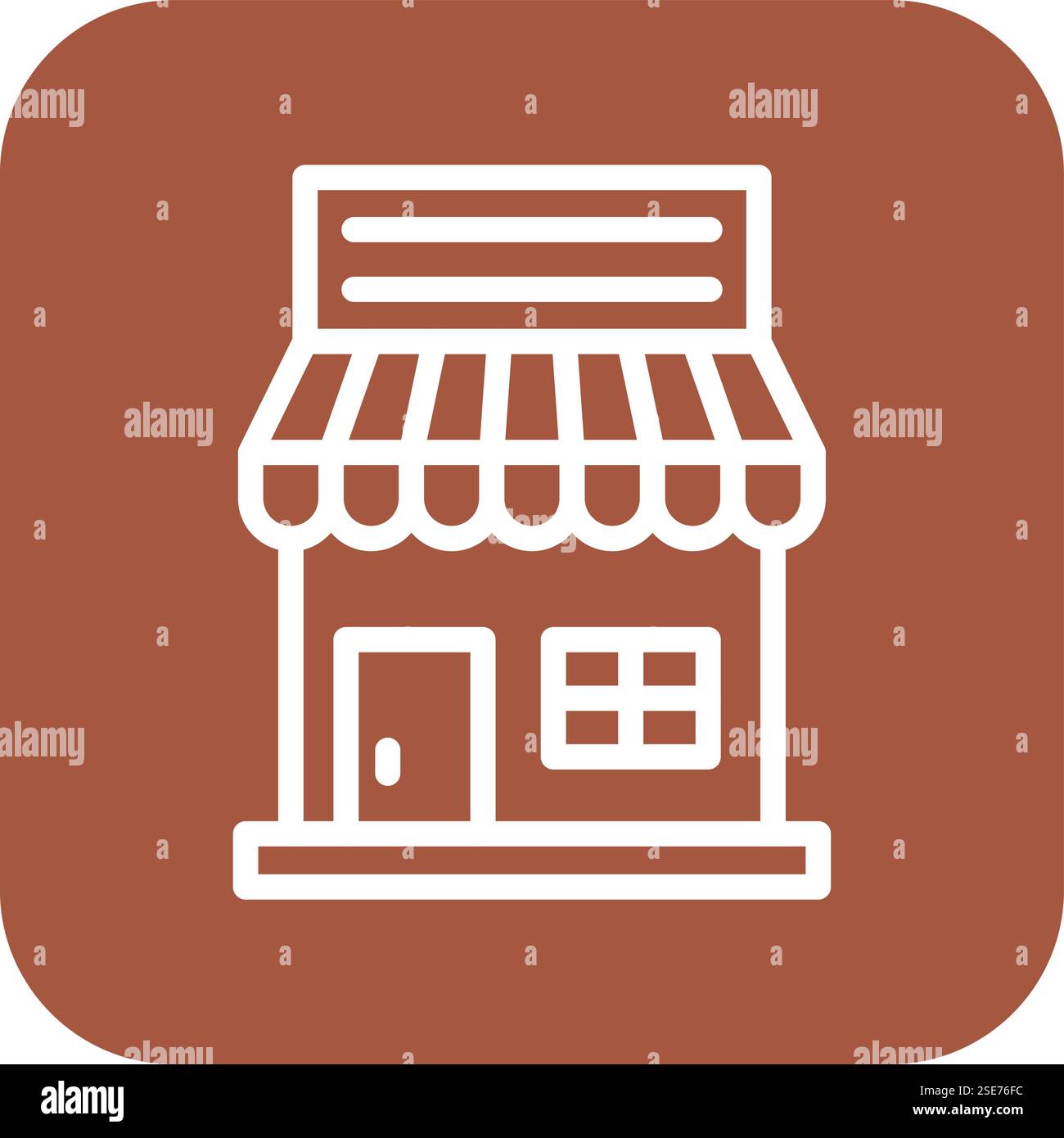 Cafe Vector Icon Design Illustration Stock Vector