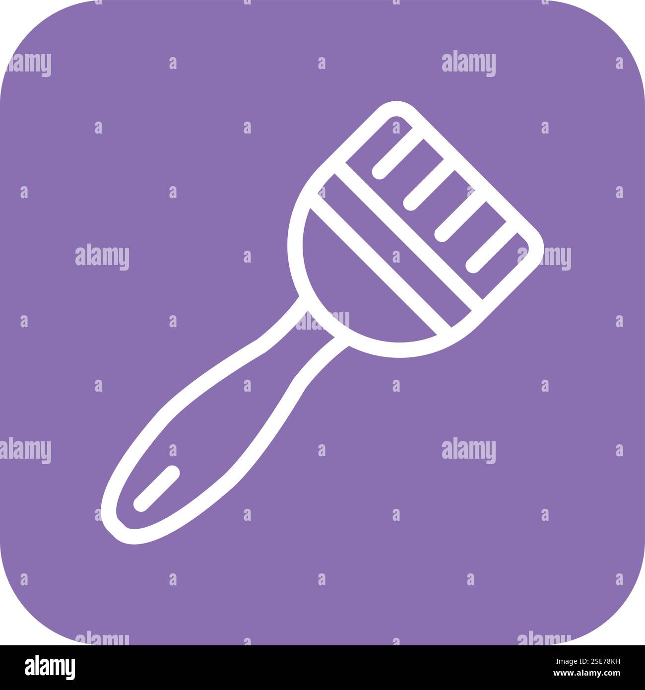 Paint Brush Vector Icon Design Illustration Stock Vector
